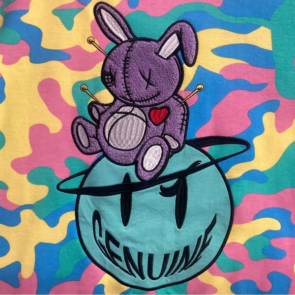 Genuine Clothing Company Sweatsuit Men’s Medium Bapesta Deadmau Colorful Camo - Picture 6 of 13